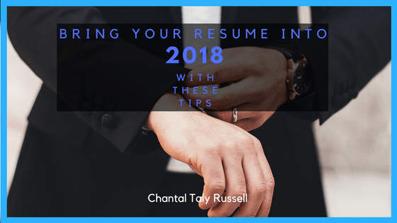 Bring Your Resume Into 2018 With These Tips